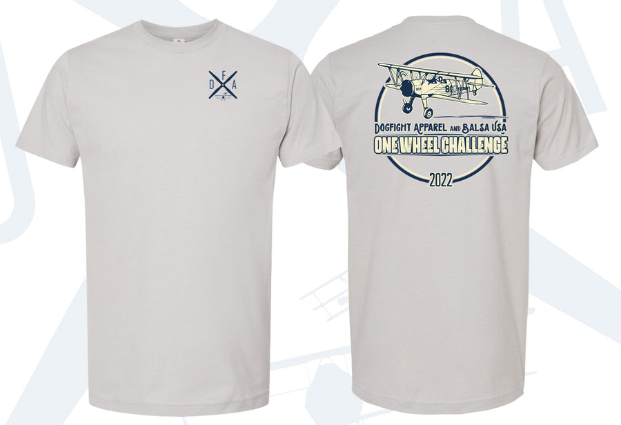 One Wheel Challenge 2022 T-Shirt - Dogfight Apparel & Balsa USA